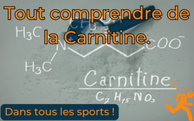 Qu’apporte l’acétyl-L-carnitine dans la pratique sportive ?